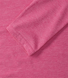 Russell-Ladies-long-sleeve-HD-T-167F-pink-marl-detail-1