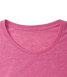 Russell-Ladies-long-sleeve-HD-T-167F-pink-marl-detail