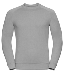 Russell-Mens-HD-Raglan-Sweat-280M-Silver-marl-front