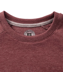 Russell-Mens-HD-Raglan-Sweat-280M-maroon-marl-detail