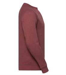 Russell-Mens-HD-Raglan-Sweat-280M-maroon-marl-side