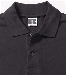 Russell-polo-569M-black-bueste-detail