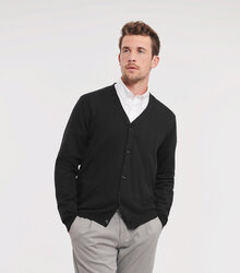 Russell_Mens-V-neck-Cardigan_715M_0R715M036_Model-1