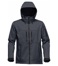 Stormtech-Mens-Epsilon-2-Softshell-HR-1-FRONT-HOOD-UP-CharcoalTwill-TEMP