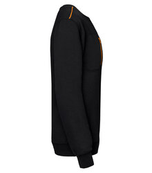 WK-Designed-to-Work_Unisex-Day-To-Day-Contrasting-Zip-Pocket-Sweat_WK403-S_BLACK-ORANGE