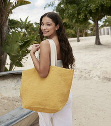 Westfordmill_Soft-Washed-Jute-Beach-Bag_W466_saffron_lifestyle_0766