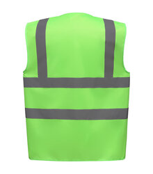 Yoko_Hi-Vis-2-Band---Braces-Waistcoat_HVW100_Lime_Front