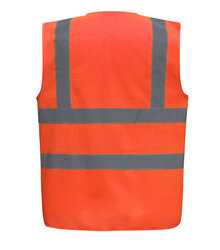 Yoko_Hi-Vis-2-Band---Braces-Waistcoat_HVW100_Orange_Rear